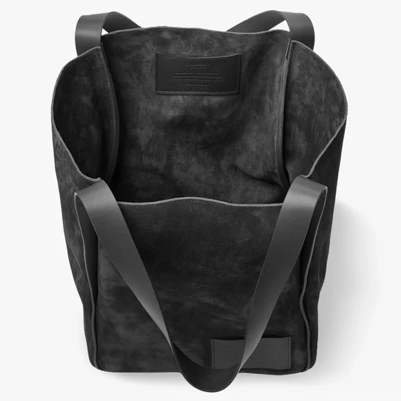 Shinola Detroit suede leather Birdy Day Tote slouchy structured luxury work - Picture 13 of 17